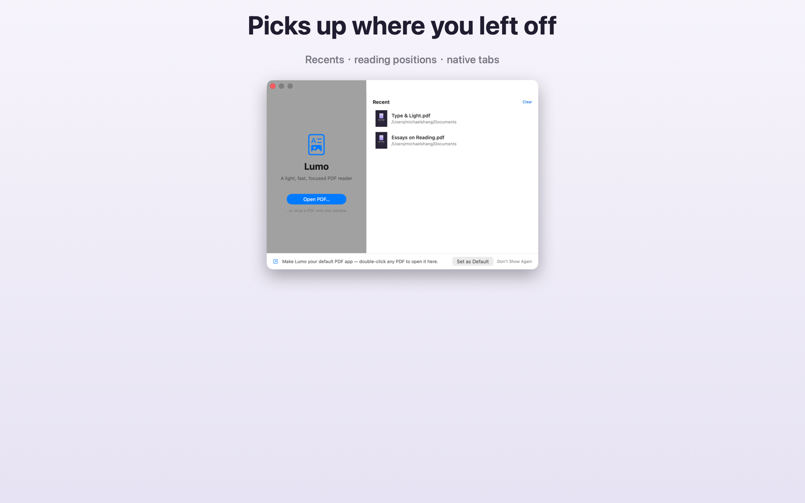 Export and share
